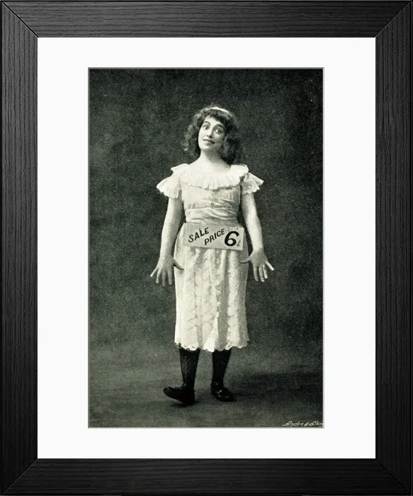 Framed Print : Katie James as a doll Framed Print : Katie James as a doll
