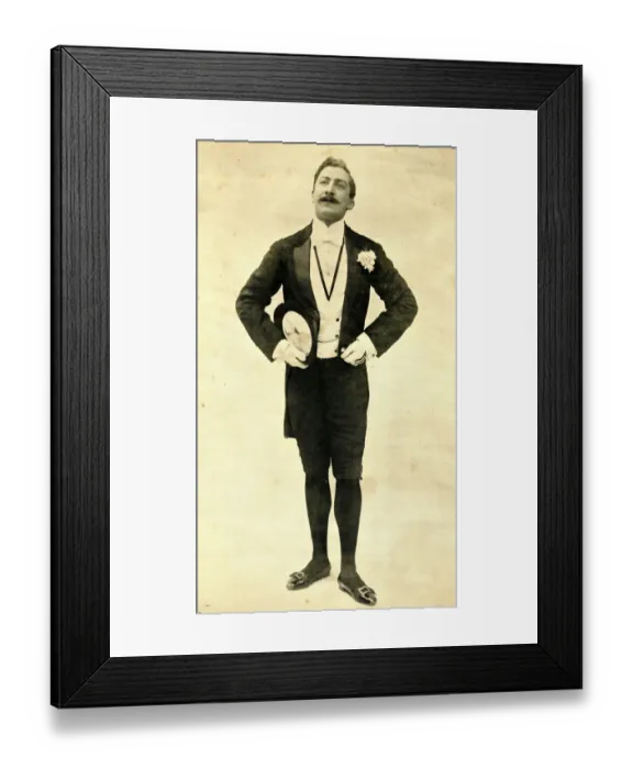 Framed Print : Maurice Farkoa as the Frenchman in The Artists Model Framed Print : Maurice Farkoa as the Frenchman in The Artists Model
