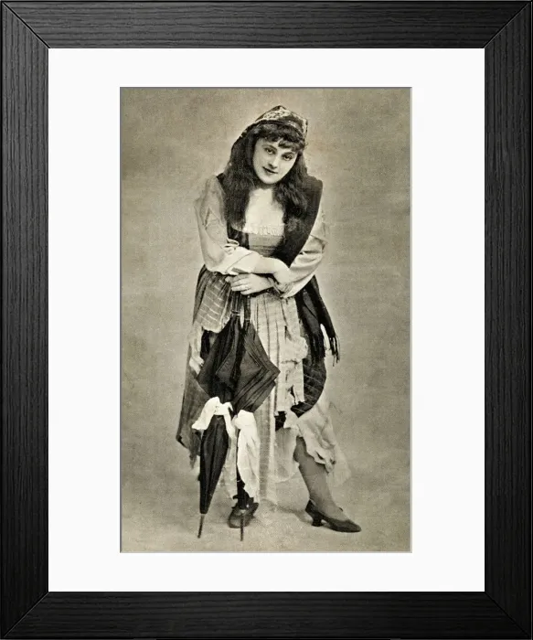 Framed Print : Annie Myers, opera and stage singer Framed Print : Annie Myers, opera and stage singer