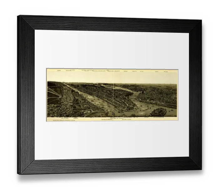 Framed Print : Panorama of New York, USA Framed Print : Panorama of New York, USA