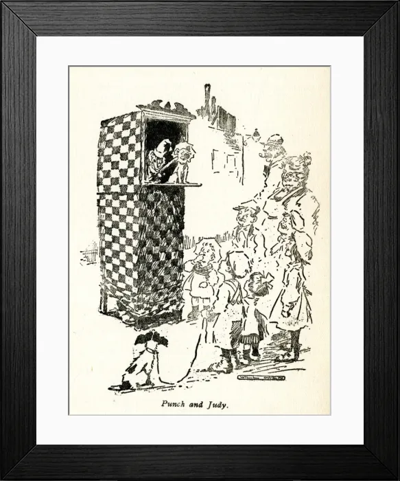 Framed Print : Punch and Judy Show Framed Print : Punch and Judy Show