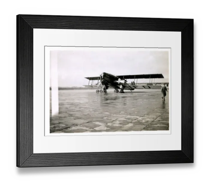 Framed Print : Dutch Airline Golden Boy, cross channel service, Croydon Framed Print : Dutch Airline Golden Boy, cross channel service, Croydon