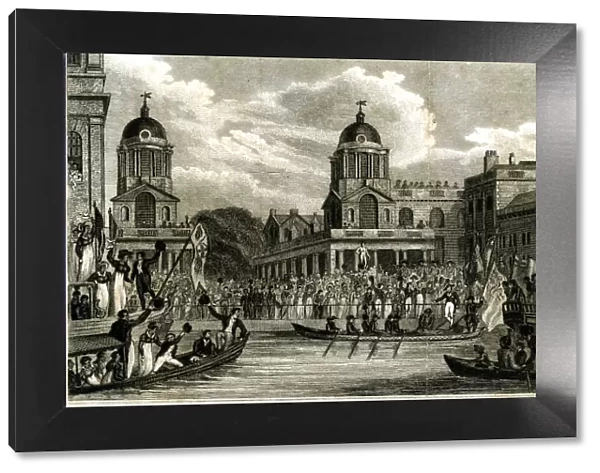 Embarcation of King George IV at Greenwich
