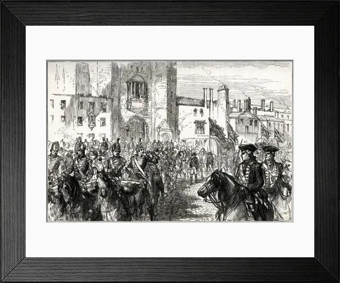 Framed Print : After the Siege of Havana, Cuba, March to August 1762, which ended in a British victory Framed Print : After the Siege of Havana, Cuba, March to August 1762, which ended in a British victory