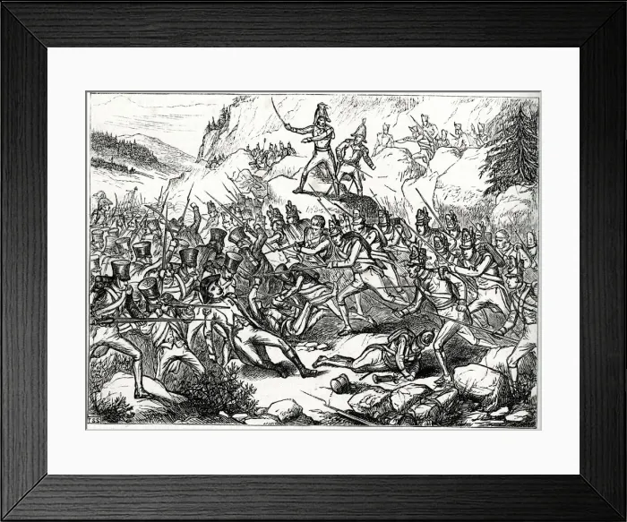 Framed Print : Battle of Bussaco, Aveiro district, Portugal, 27 September 1810 Framed Print : Battle of Bussaco, Aveiro district, Portugal, 27 September 1810