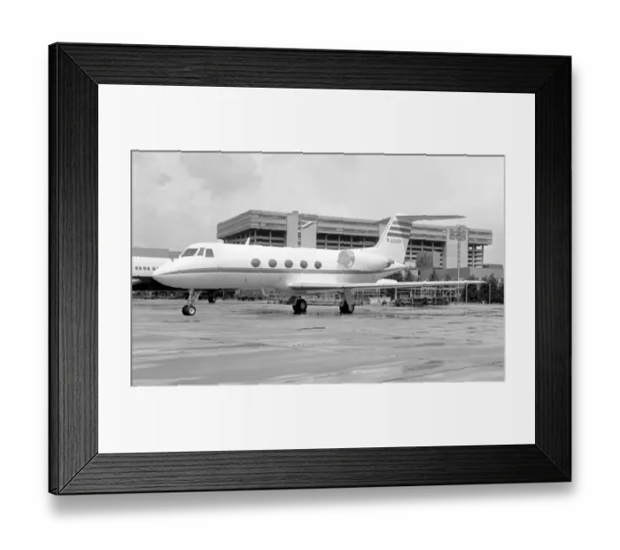 Framed Print : Grumman G-1159 Gulfstream II N30RP Framed Print : Grumman G-1159 Gulfstream II N30RP