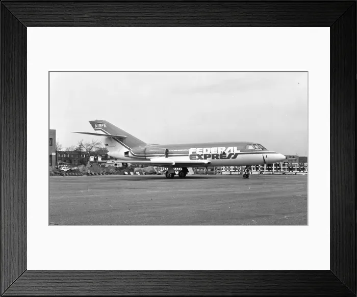 Framed Print : Dassault Falcon 20DC N18FE Framed Print : Dassault Falcon 20DC N18FE