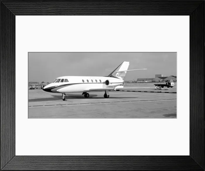 Framed Print : Dassault Falcon 20E I-REAL Framed Print : Dassault Falcon 20E I-REAL