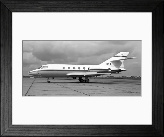 Framed Print : Dassault Falcon 20C CF-SRZ Framed Print : Dassault Falcon 20C CF-SRZ