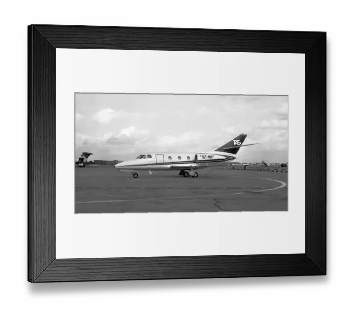 Framed Print : Dassault Falcon 10 HZ-NOT Framed Print : Dassault Falcon 10 HZ-NOT