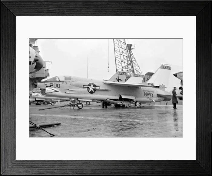 Framed Print : Vought F8U-1 Crusader 145375 Framed Print : Vought F8U-1 Crusader 145375