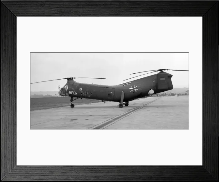 Framed Print : Piasecki Vertol CH-21C 83 17 Framed Print : Piasecki Vertol CH-21C 83 17