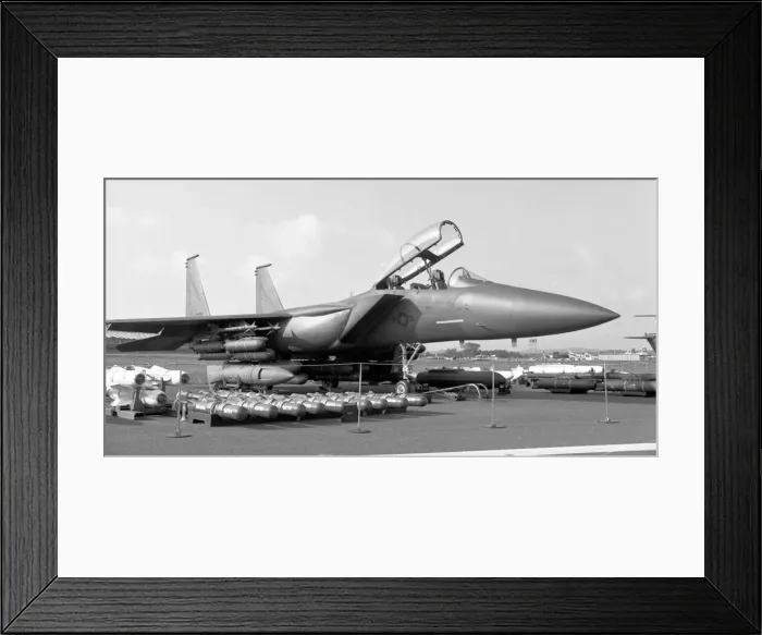 Framed Print : McDonnell Douglas F-15E Strike Eagle 71-0291
