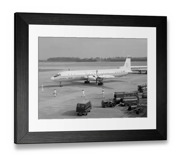 Framed Print : Ilyushin Il-18V LZ-BES Framed Print : Ilyushin Il-18V LZ-BES