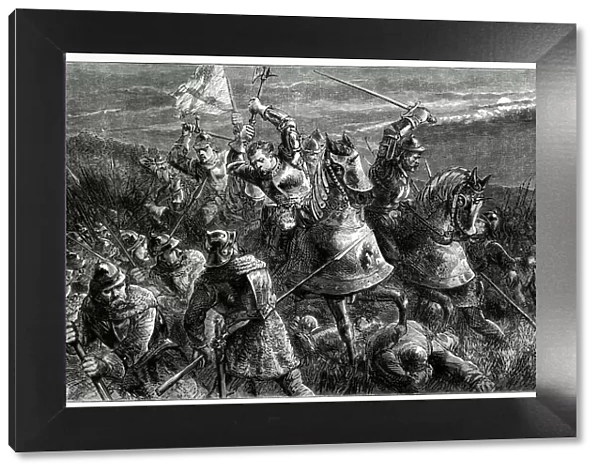Hotspurs (Henry Percy) night attack at the Battle of Otterburn, Northumberland