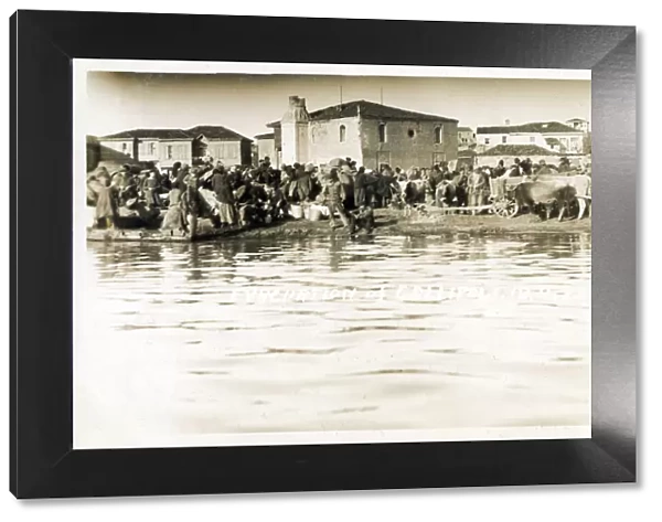 The Evacuation of Greeks from Gallipoli, Turkey - November 18, 1922. Date: 1922