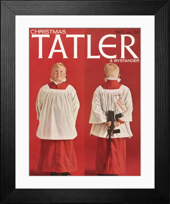 Framed Print : As the magazine itself describes it: The smile on the face of a tiger would warn off the least wary but the smile on the face of a chorister is plainly to be trusted Framed Print : As the magazine itself describes it: The smile on the face of a tiger would warn off the least wary but the smile on the face of a chorister is plainly to be trusted