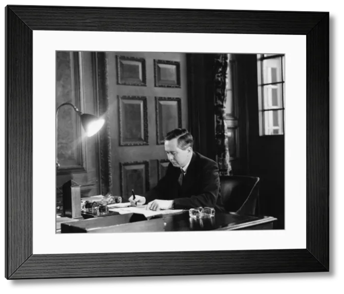 Framed Print : Harold Wilson