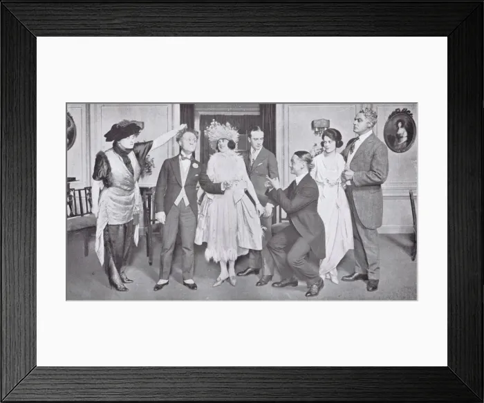 Framed Print : A scene from The Little Blue Devil at the Central Theatre, New York (1919) Date: 1919 Framed Print : A scene from The Little Blue Devil at the Central Theatre, New York (1919) Date: 1919