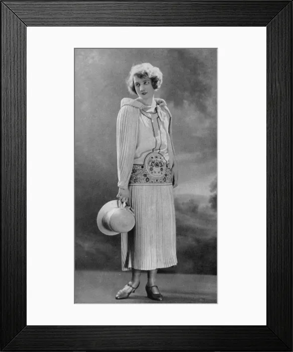 Framed Print : A portrait of Huguette Duflos (1920-24) of the Comedie Francaise Date: 1920-1924 Framed Print : A portrait of Huguette Duflos (1920-24) of the Comedie Francaise Date: 1920-1924