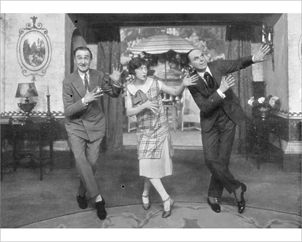A scene from No No Nanette at the Palace Theatre, London (1925) with Joseph Coyne, Binnie Hale and George Grossmith Date: 1925