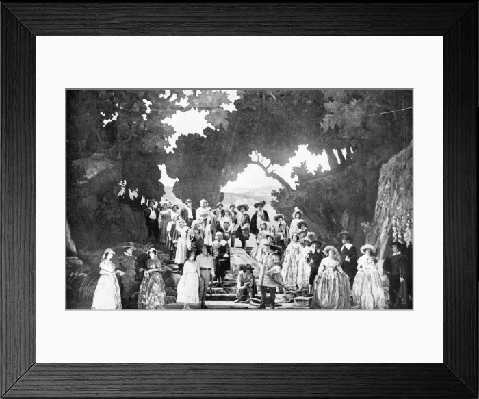 Framed Print : A Scene from La Joueur de Viole at the Opera Comique, Paris (1926) Date: 1926 Framed Print : A Scene from La Joueur de Viole at the Opera Comique, Paris (1926) Date: 1926