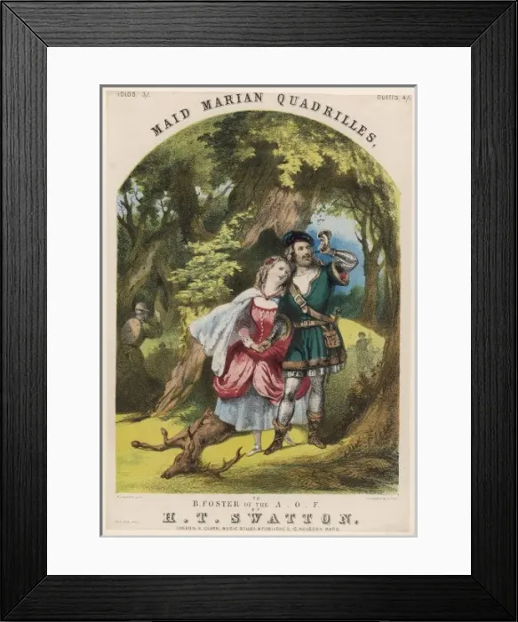 Framed Print : Robin Hood / Quadrilles Framed Print : Robin Hood / Quadrilles