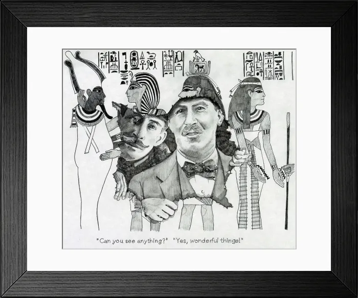Framed Print : An artistic representation - Discovery of Tutankhamun's Tomb Framed Print : An artistic representation - Discovery of Tutankhamun's Tomb