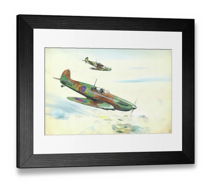 Framed Print : Supermarine Spitfires Framed Print : Supermarine Spitfires