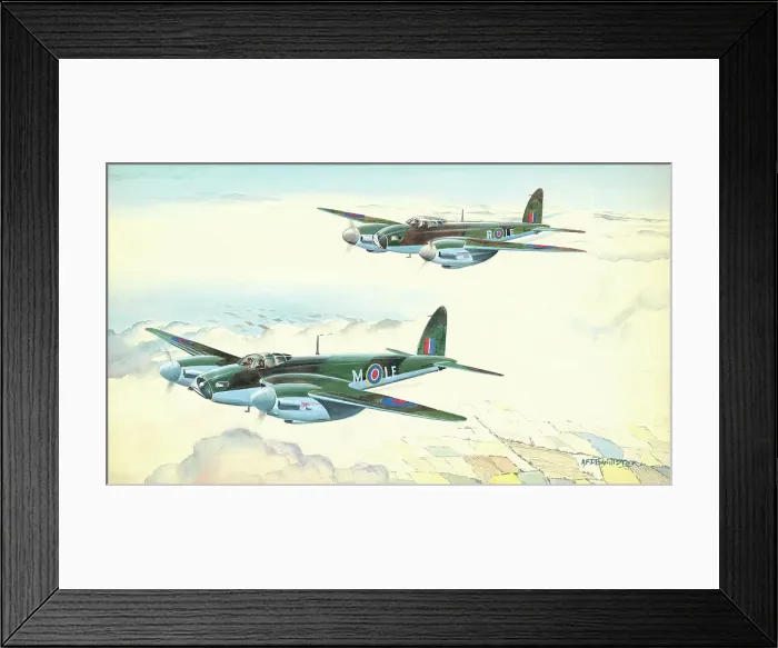 Framed Print : De Havilland Mosquitos Framed Print : De Havilland Mosquitos