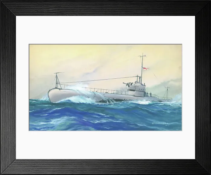 Framed Print : H. M. Submarine Pandora, naval ships Framed Print : H. M. Submarine Pandora, naval ships