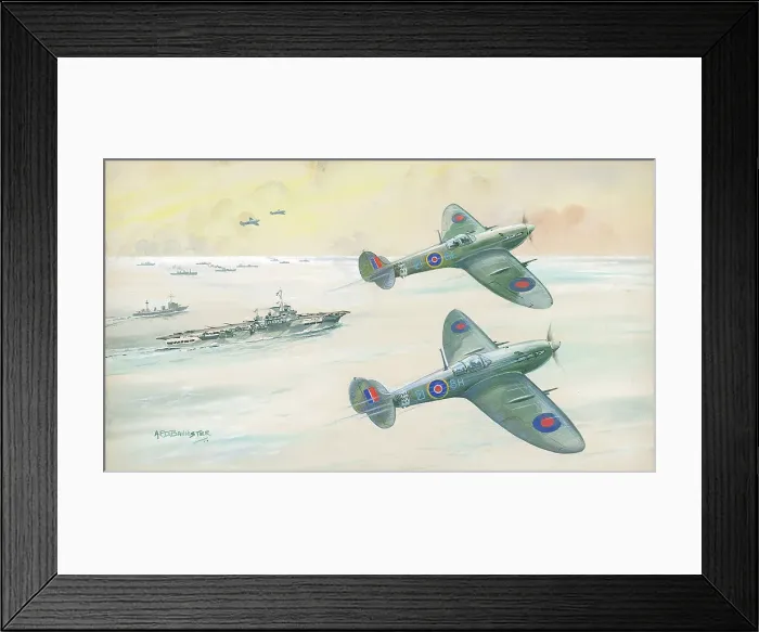 Framed Print : Supermarine Seafires, WWII aircraft Framed Print : Supermarine Seafires, WWII aircraft