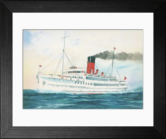 Framed Print : Mona's Queen, Isle of Man Steam Packet Company Framed Print : Mona's Queen, Isle of Man Steam Packet Company