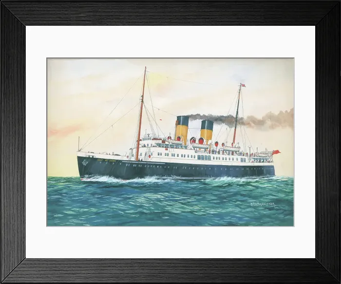 Framed Print : Isle of Sark Southern Railway Ferry Shipping Framed Print : Isle of Sark Southern Railway Ferry Shipping