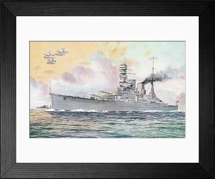 Framed Print : H. M.s Renown Framed Print : H. M.s Renown