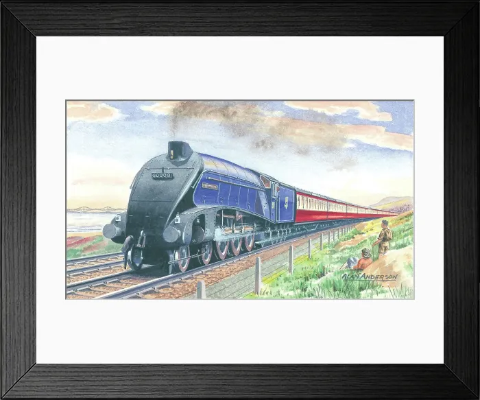 Framed Print : LNER A4 Class No. 60009 ?Union of South Africa? Framed Print : LNER A4 Class No. 60009 ?Union of South Africa?