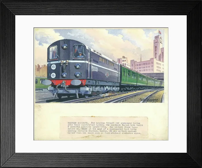 Framed Print : British Railways Southern Region No. 20003 Framed Print : British Railways Southern Region No. 20003