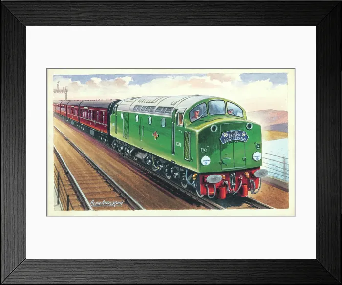 Framed Print : British Railways - The Flying Scotsman Framed Print : British Railways - The Flying Scotsman