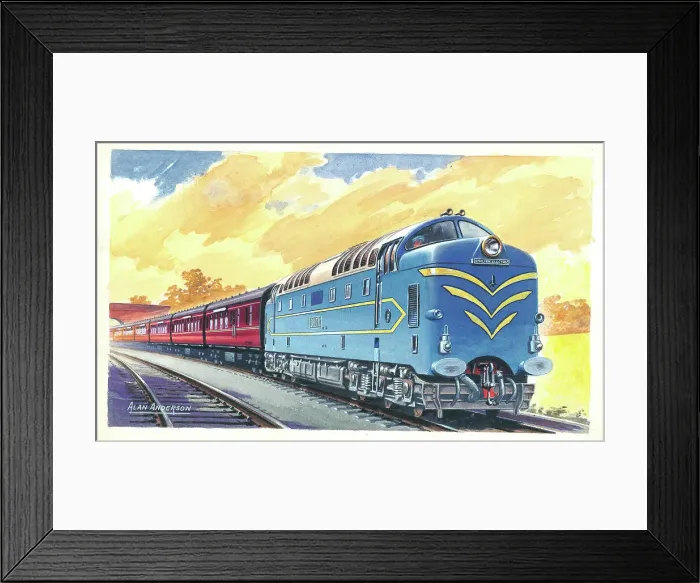Framed Print : 3, 300 H. P. Diesel electric locomotive Framed Print : 3, 300 H. P. Diesel electric locomotive