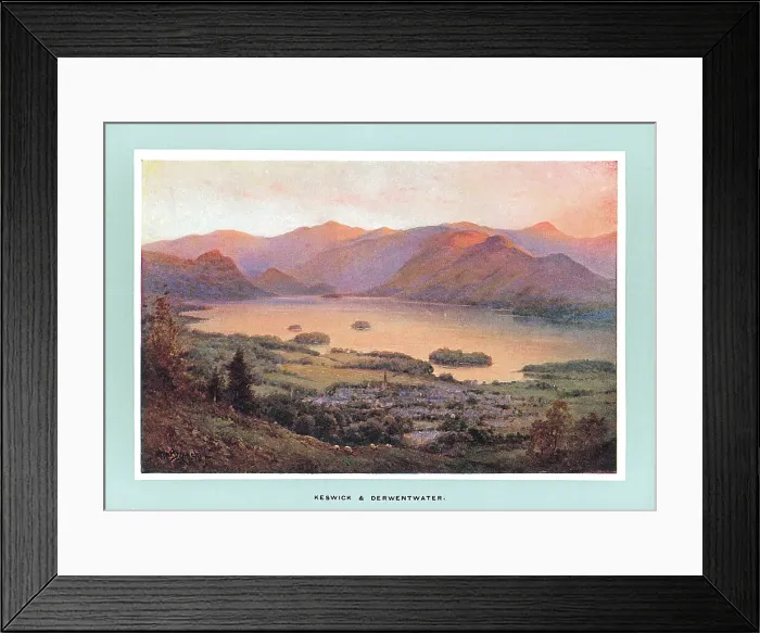 Framed Print : Keswick and Derwentwater Framed Print : Keswick and Derwentwater