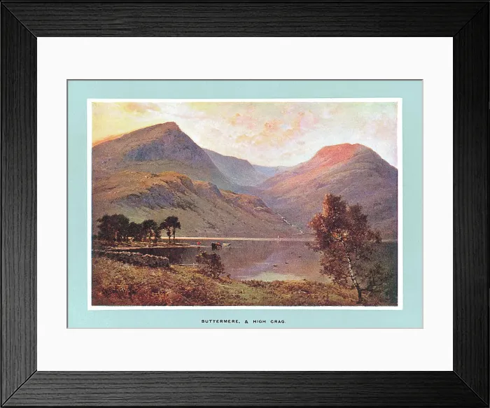 Framed Print : Buttermere and High Crag Framed Print : Buttermere and High Crag