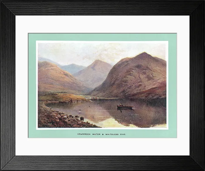 Framed Print : Crummock Water and Whiteless Pike Framed Print : Crummock Water and Whiteless Pike