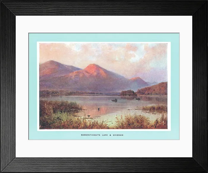 Framed Print : Bassenthwaite Lake and Skiddaw Landscape scene Framed Print : Bassenthwaite Lake and Skiddaw Landscape scene