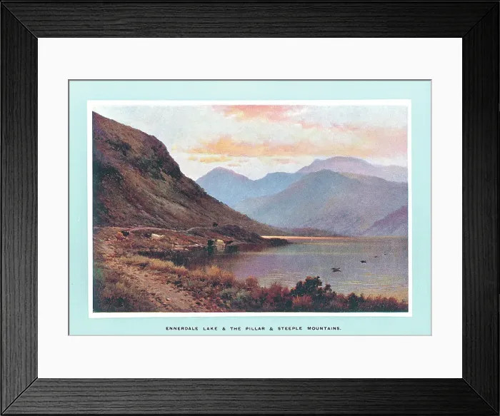 Framed Print : Ennerdale Lake and the Pillar Steeple Mountains Framed Print : Ennerdale Lake and the Pillar Steeple Mountains