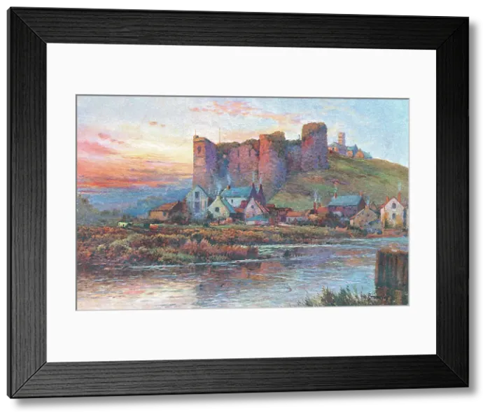 Framed Print : Haverfordwest Castle Framed Print : Haverfordwest Castle