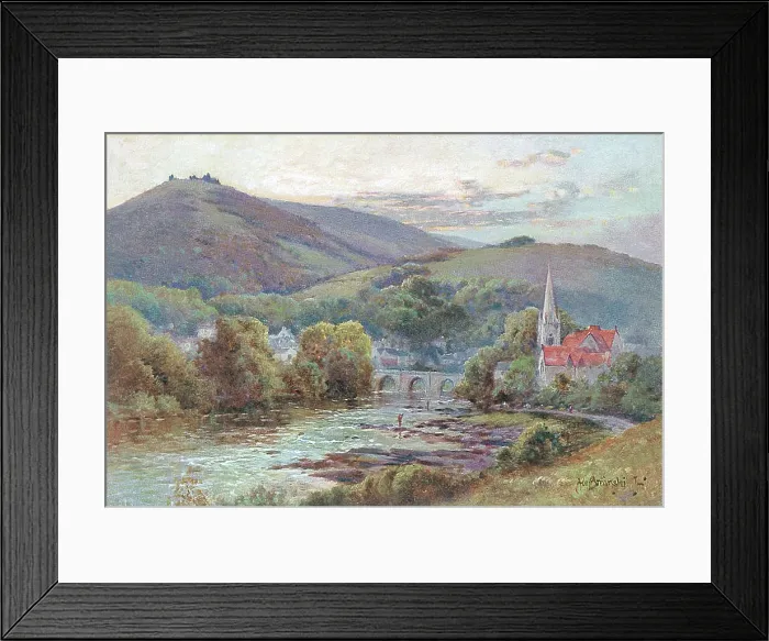Framed Print : The River Dee at Llangollen Framed Print : The River Dee at Llangollen