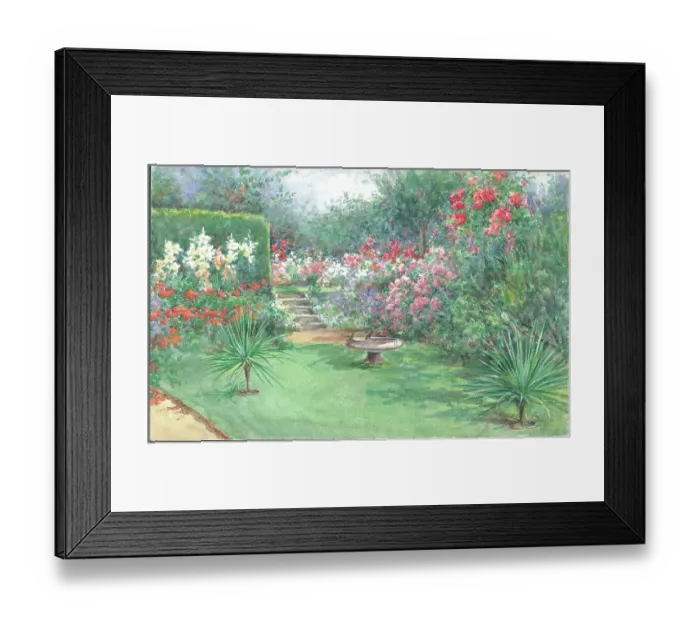 Framed Print : St. Botolph's, Sevenoaks'. Garden Framed Print : St. Botolph's, Sevenoaks'. Garden