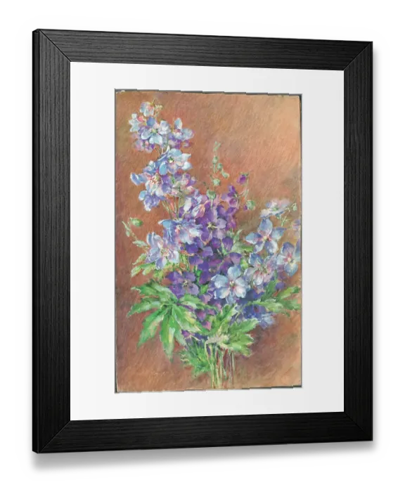 Framed Print : Larkspurs'? Flowers Framed Print : Larkspurs'? Flowers