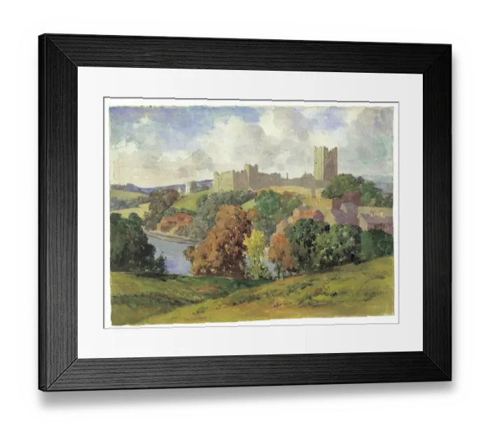 Framed Print : Richmond Castle, Yorkshire Framed Print : Richmond Castle, Yorkshire