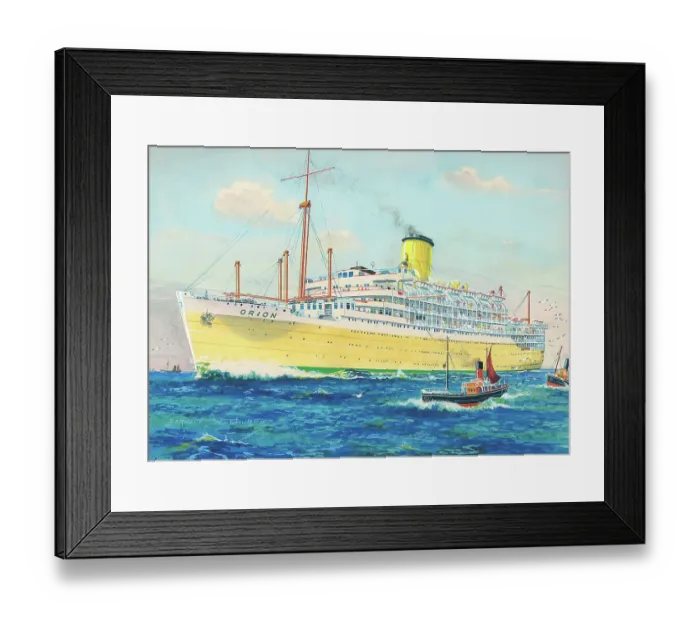Framed Print : RMS Orion by Bernard W. Church Framed Print : RMS Orion by Bernard W. Church